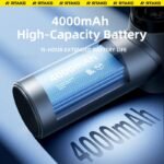 Quạt Cầm Tay Đa Năng 2-in-1 Kiêm Máy Hút Bụi RTAKO F71 (4000mAH, 90000RPM, Dual-Function) - Ảnh 7