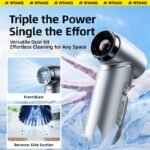 Quạt Cầm Tay Đa Năng 2-in-1 Kiêm Máy Hút Bụi RTAKO F71 (4000mAH, 90000RPM, Dual-Function) - Ảnh 4