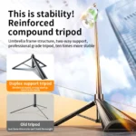 Gậy Selfie RTAKO H18LPRO (Compatible with 4.6" - 7.2", With Bluetooth Remote Control, Secondary handle, 270° tilt and 360° panoramic rotation, 1.8m height) - Ảnh 5