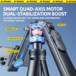 Gậy Selfie Tích Hợp Tripod RTAKO AI-M18 (360° Zoom Tracking, 175cm Length, Smart Quad-Axis Rotary Motor, MAX Dual CloudCam Zero Latency) - Ảnh 6