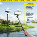 Gậy Selfie Tích Hợp Tripod RTAKO M17 Ultra (1.7m height, 360° Swivel Rotation, ShootMode Pro, with Remote Control) - Ảnh 9