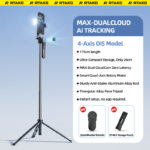 Gậy Selfie Tích Hợp Tripod RTAKO AI-M18 (360° Zoom Tracking, 175cm Length, Smart Quad-Axis Rotary Motor, MAX Dual CloudCam Zero Latency) - Ảnh 8