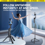 Gậy Selfie Tích Hợp Tripod RTAKO AI-M18 (360° Zoom Tracking, 175cm Length, Smart Quad-Axis Rotary Motor, MAX Dual CloudCam Zero Latency) - Ảnh 4